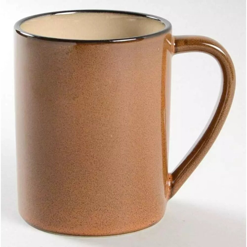 Rare Gourmet Basics By Mikasa Camden Gold Mug 16 Oz EUC Replacement 9441827